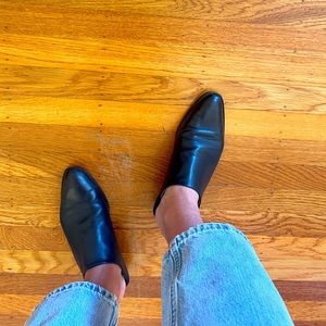 Everlane Babu Black Mule Slides Size 8